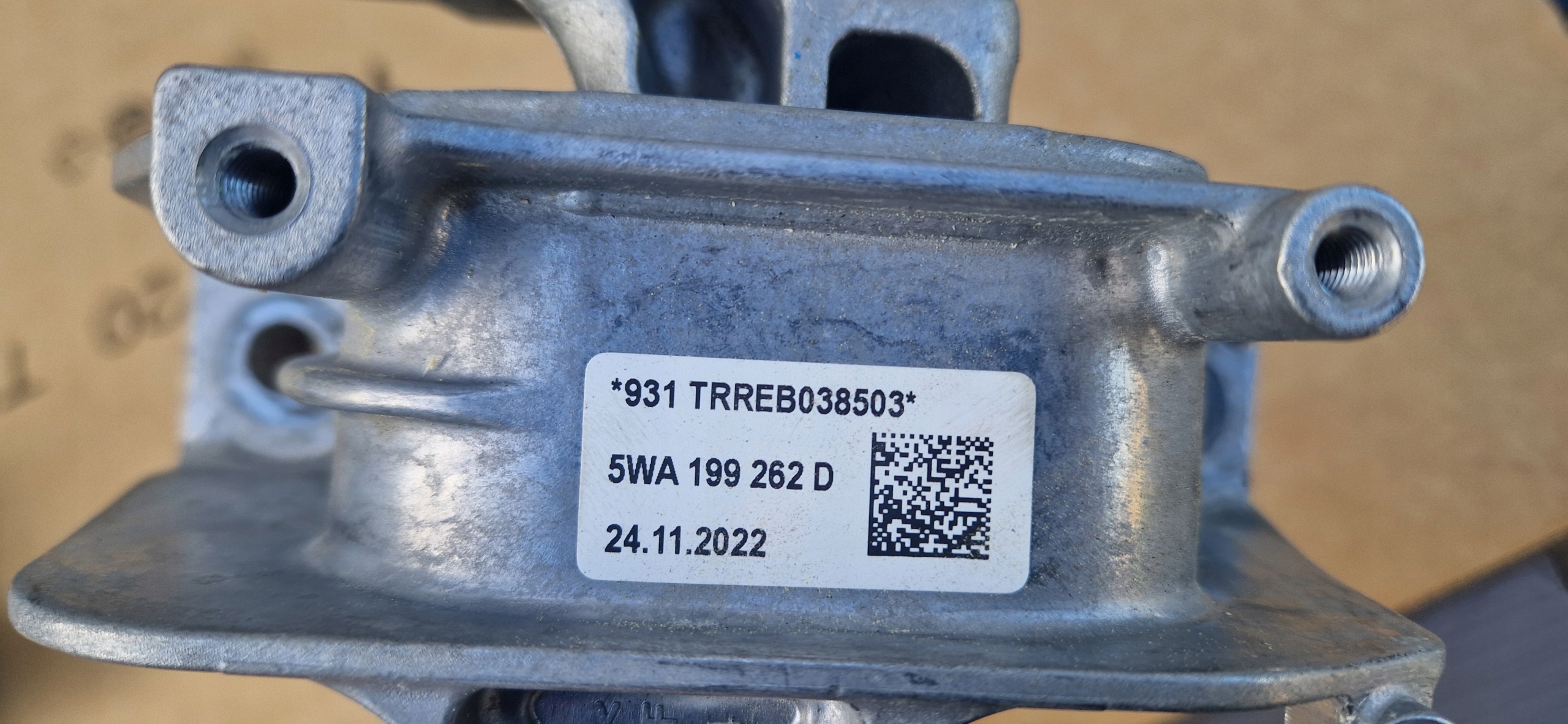 airbag engine mount VW SKODA 5WA199262D new original