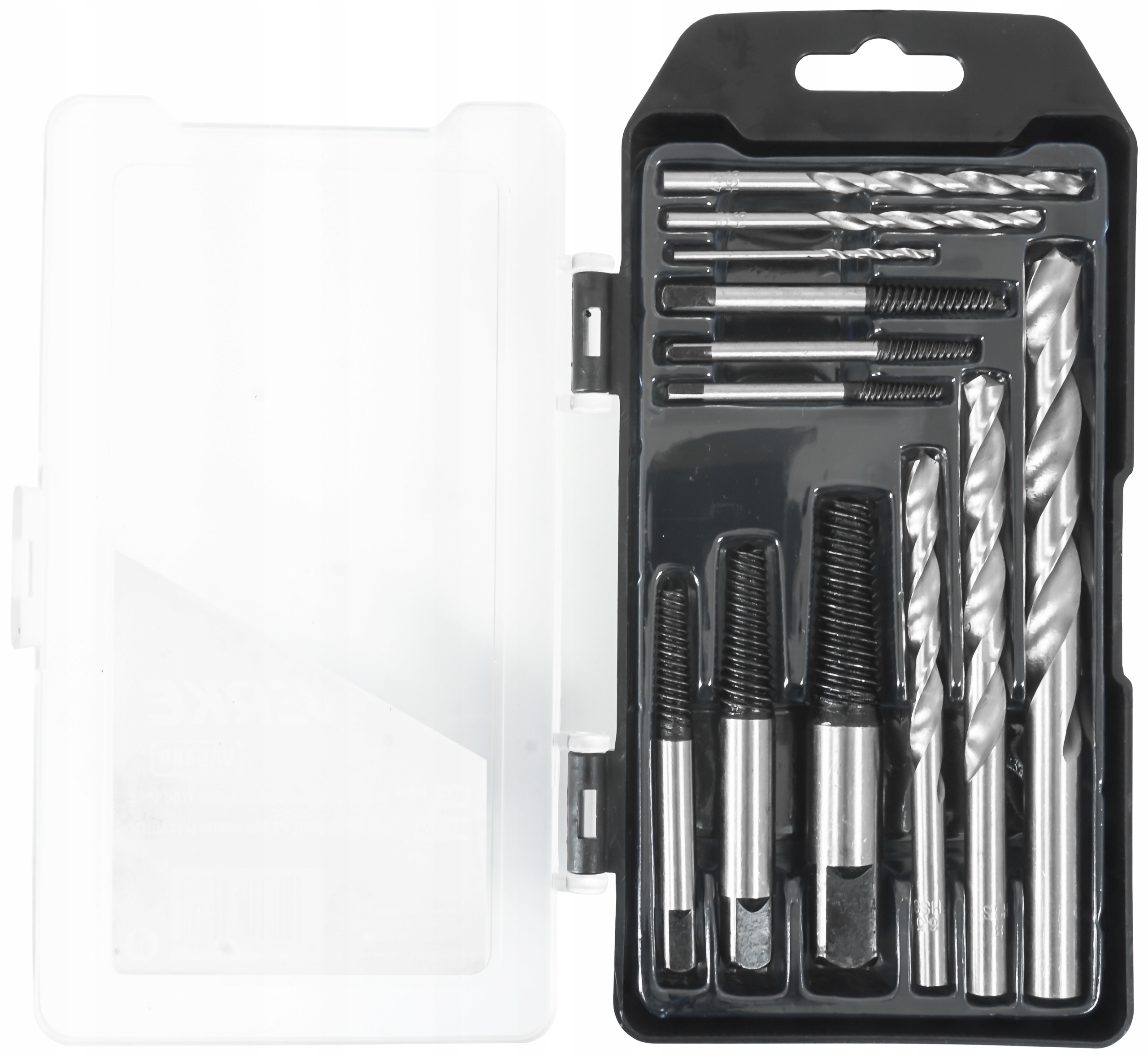 WYKRĘTAKI DO URWANYCH ZERWANYCH UKRĘCONYCH ZŁAMANYCH ŚRUB NAKRĘTEK WIERTŁA EAN (GTIN) 0651818578757