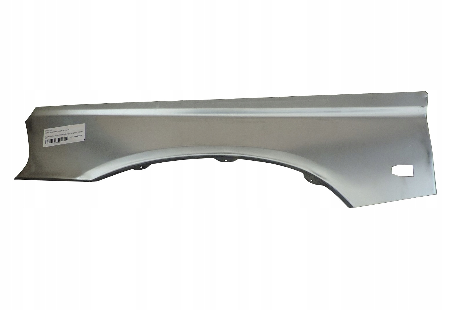 PAJERO SPORT 96-07 REPERATURKA BŁOTNIKA PRZÓD LEWA