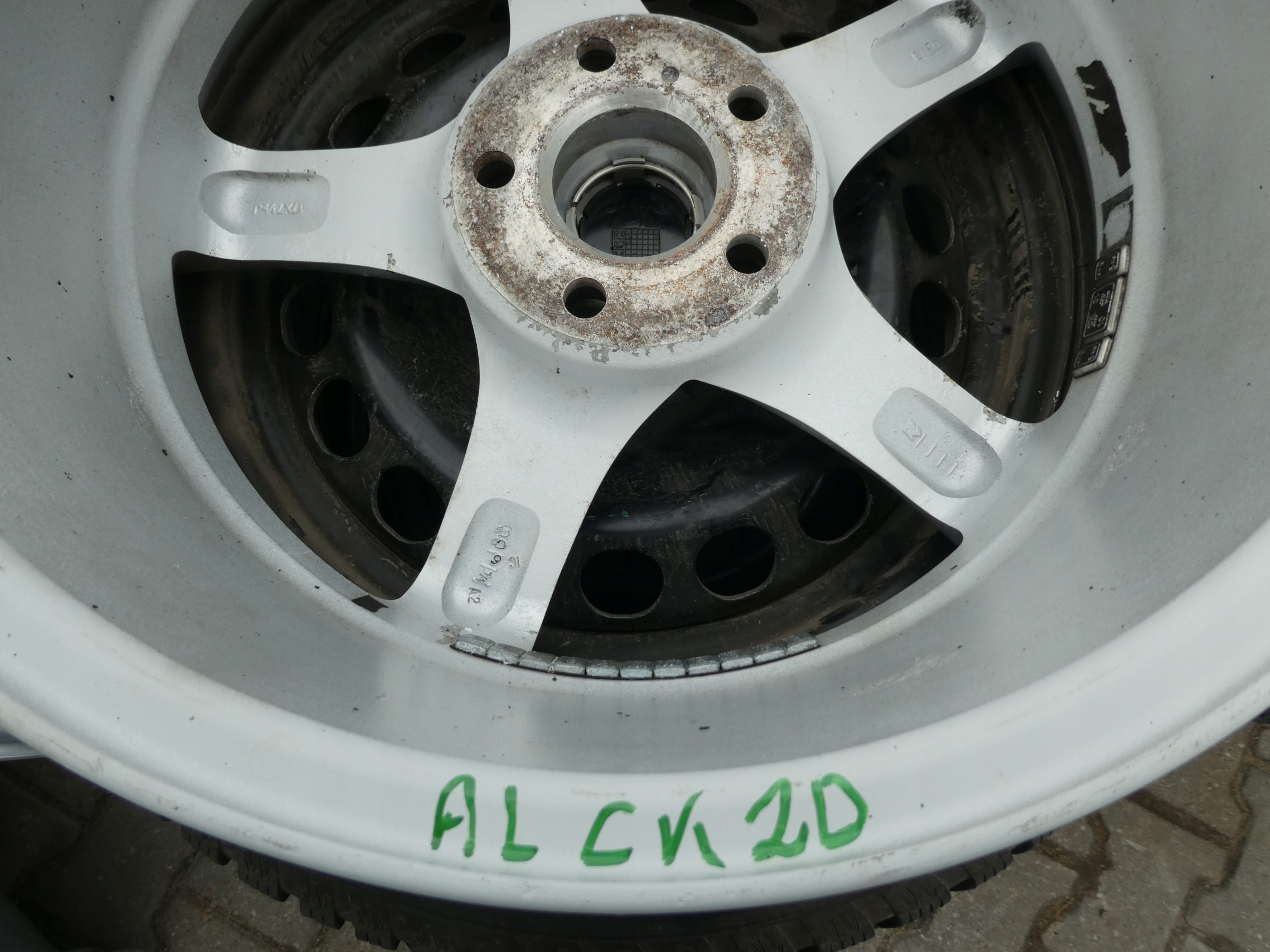 1X disk hliníkový disk VW 5X112 ASA IS1 17 CALI