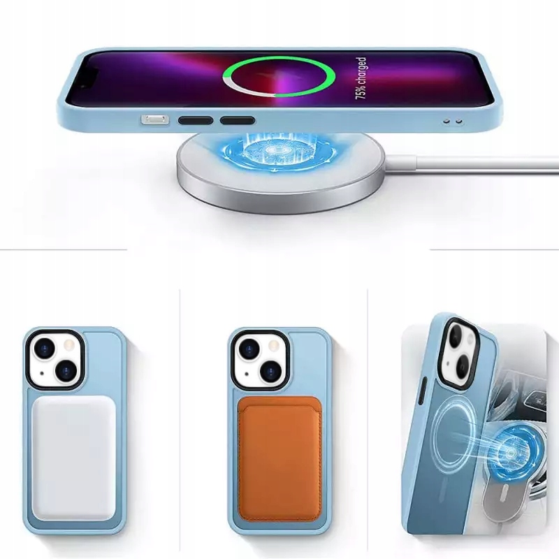 ETUI DO IPHONE 13 / 14 CASE MAGNETYCZNE MATOWE do MAGSAFE OBUDOWA kolory Dedykowana marka Apple