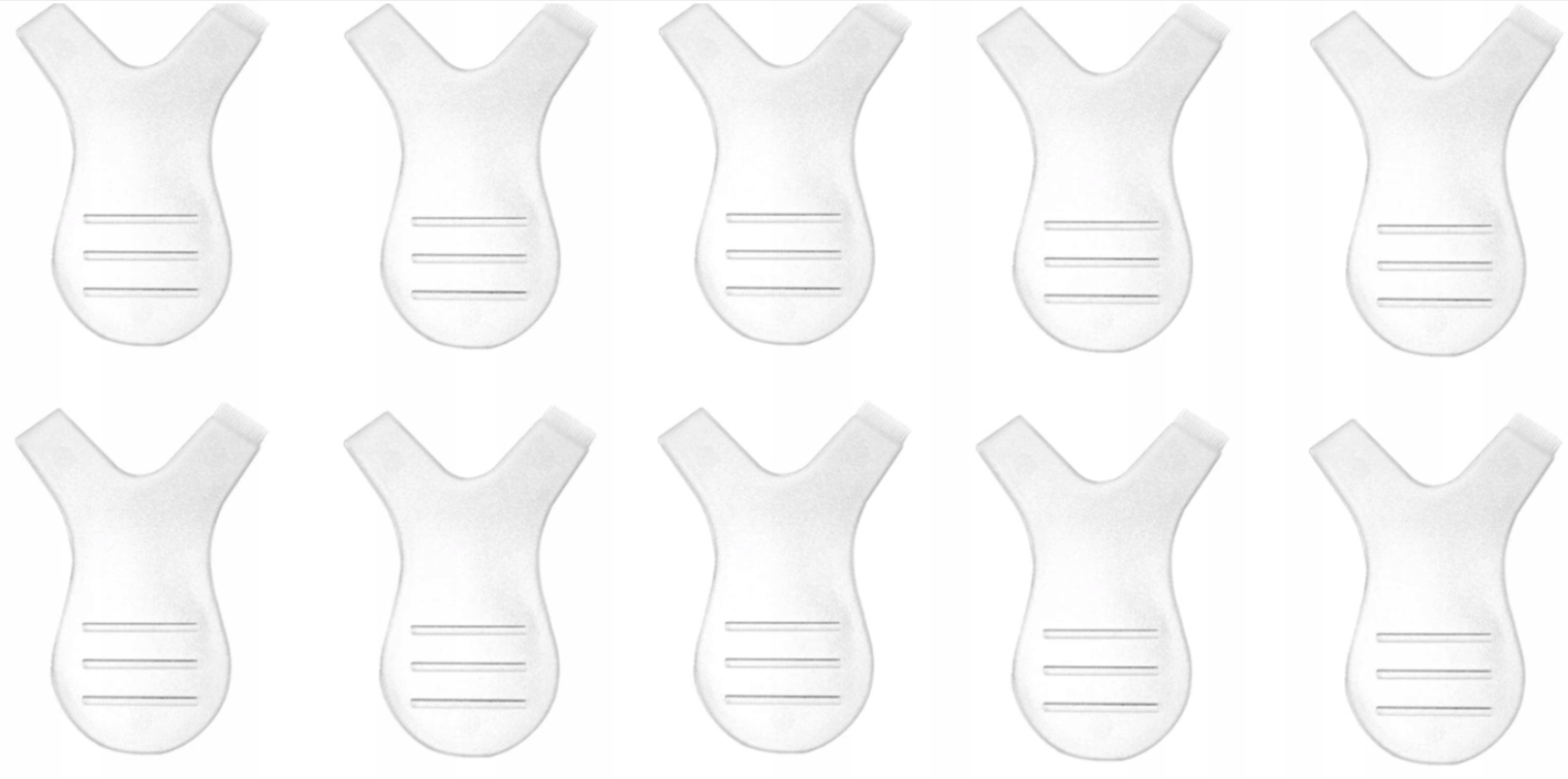 Aplikator grzebyk do laminacji brwi rzęs 10 sztuk RZĘSY BEAUTY HIT+ GRATIS