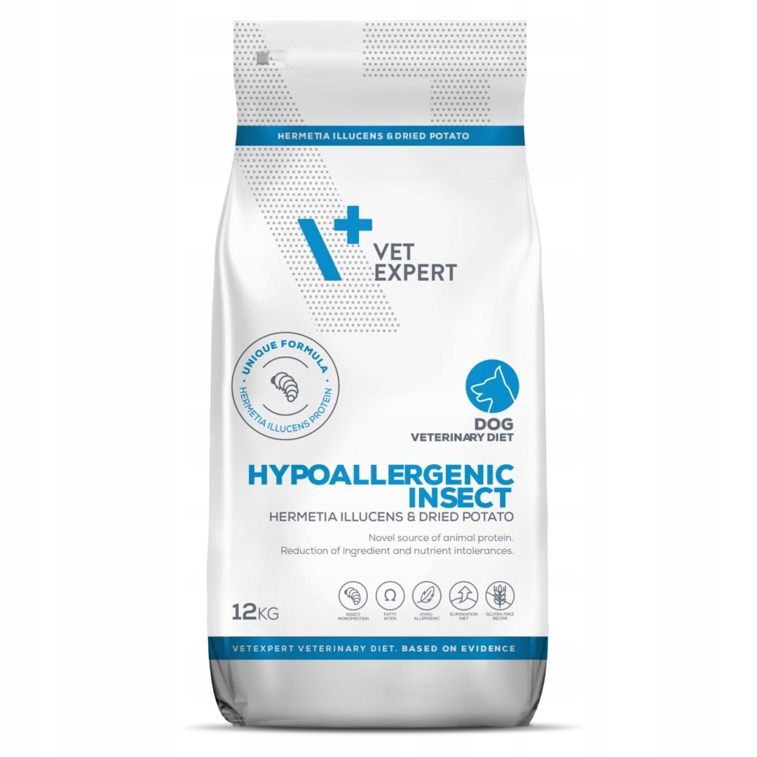 Levně Vet Expert Hypoallergenic Insect Krmivo pro psa s hmyzem 12 kg
