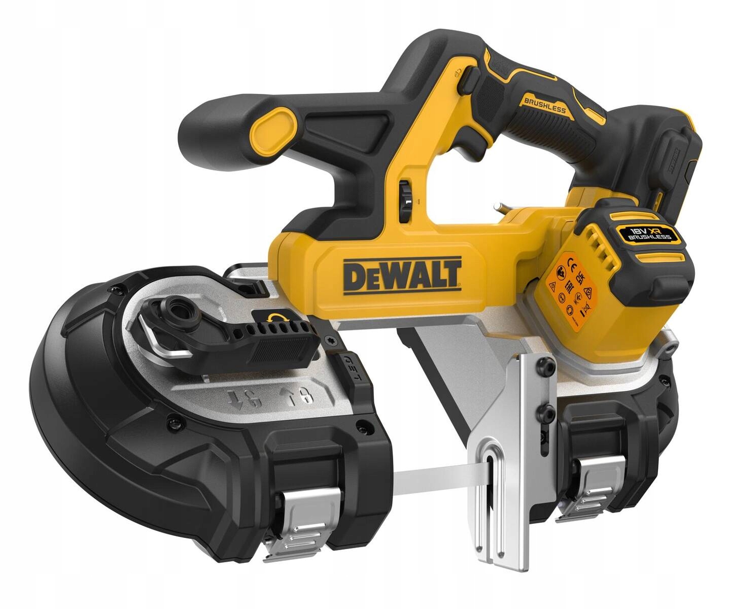 Pásová pila 18V, řezání do 83 mm (bodů) DCS378N DeWALT