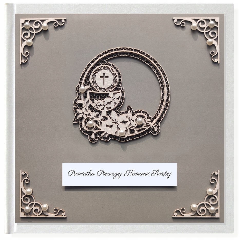 Księga gości KOMUNIA z tekturką KIELICH 2