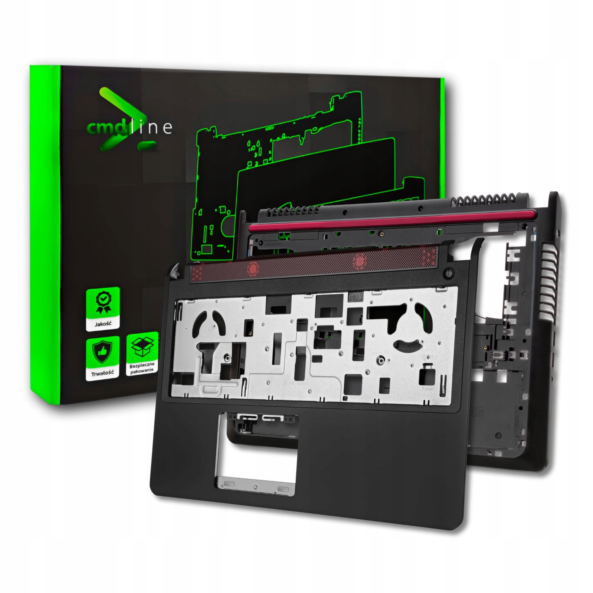 Obudowa Dolna Palmrest Do Dell Inspiron 15 5576 5577 Blk