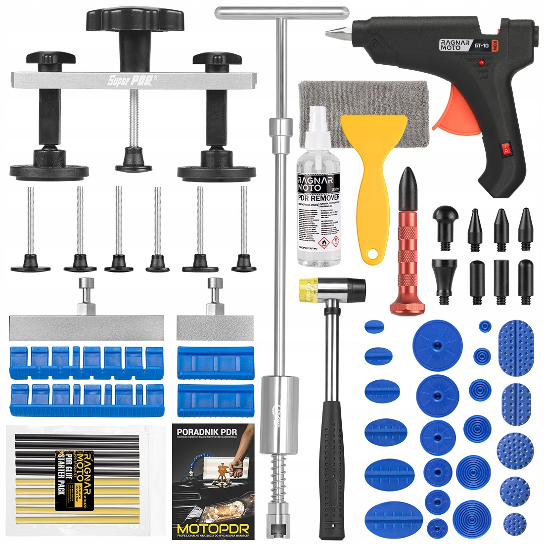 Sada pro odstraňování promáčklin Pdr Velké nástroje pro vytahování opravy promáčklin