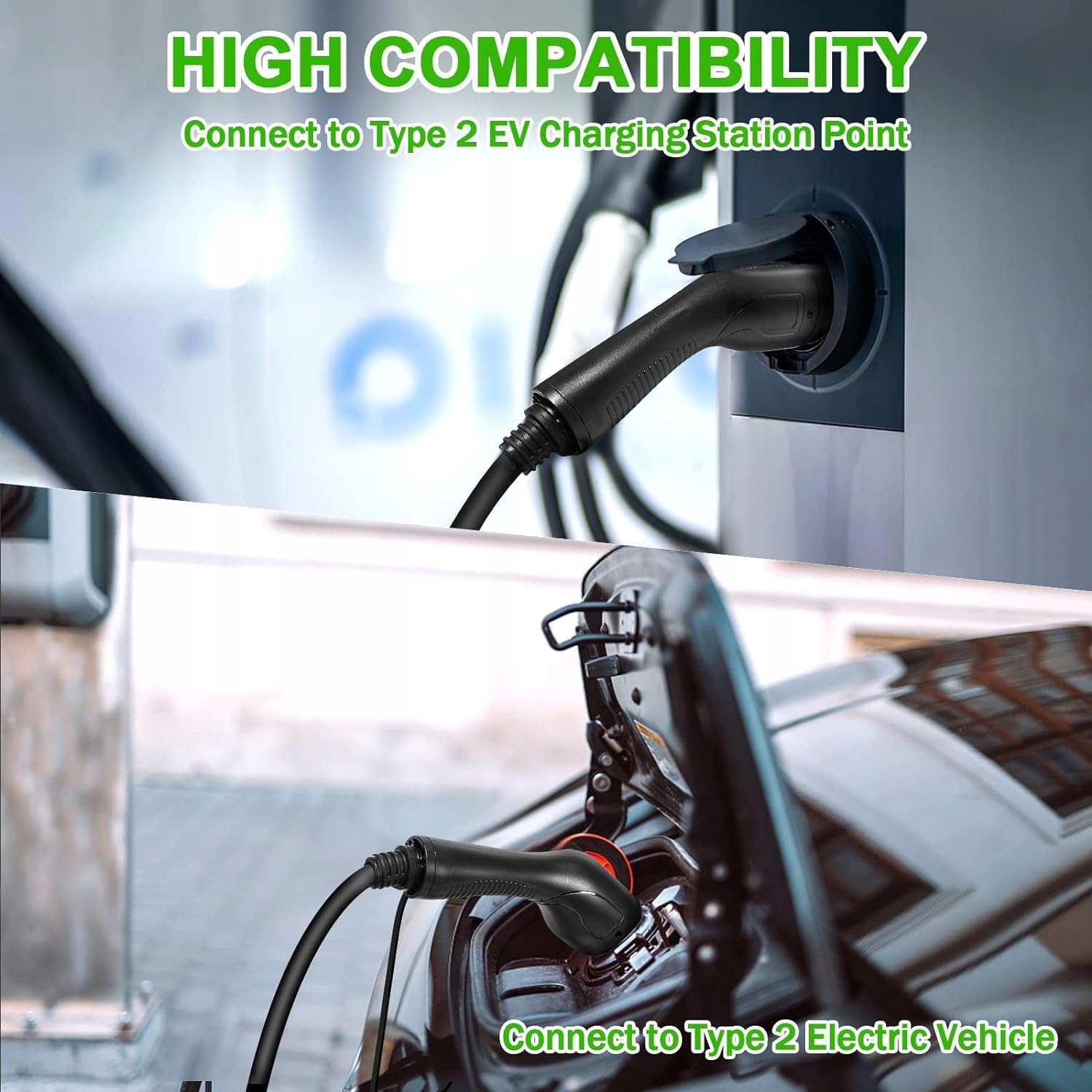 Kabel ładujący OBVHNUA typ 2 o długości 5 m Marka inny