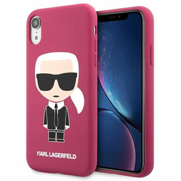 Etui Karl Lagerfeld Glitter Karl's Head na iPhone 7 8 Se 2020 Se 2022 Karl
