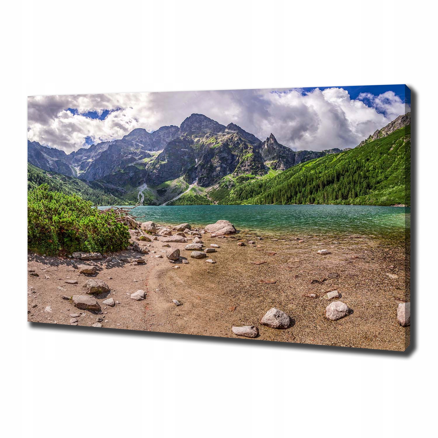 

Foto obraz na płótnie Jezioro w górach 100x70 cm