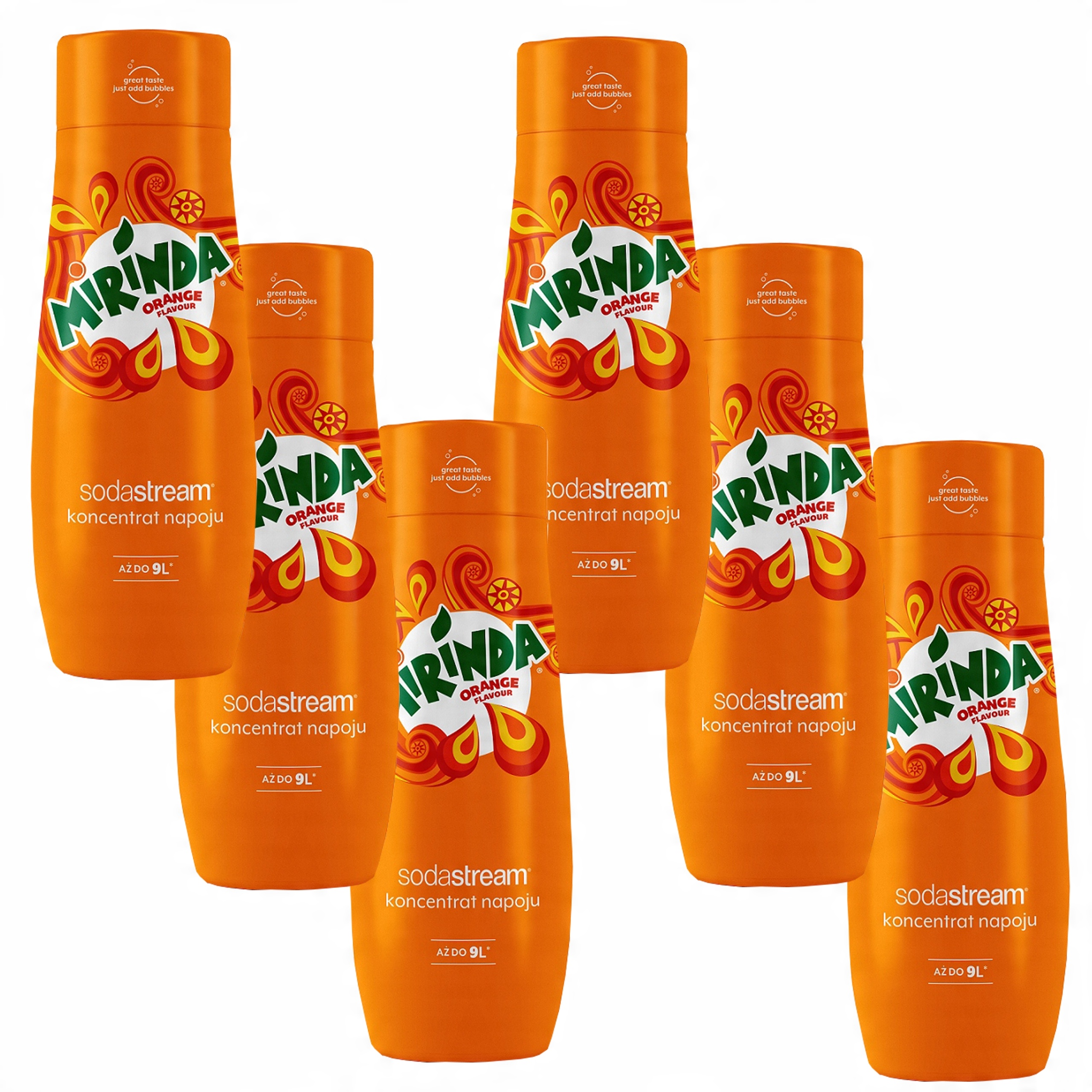 

Syrop koncentrat SodaStream Mirinda 440ML 6 szt.