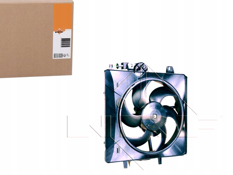 Ventilátor Chladiče Citroen C2 C3 02- Nrf Asistent Kolize #34