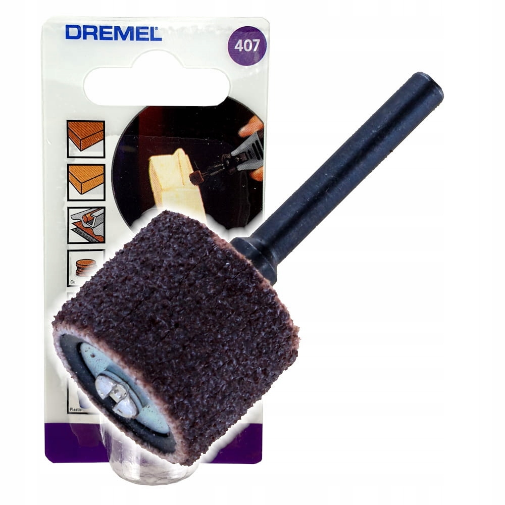 

Taśma szlifierska Dremel 407 13,0mm gr 60 +trzpień