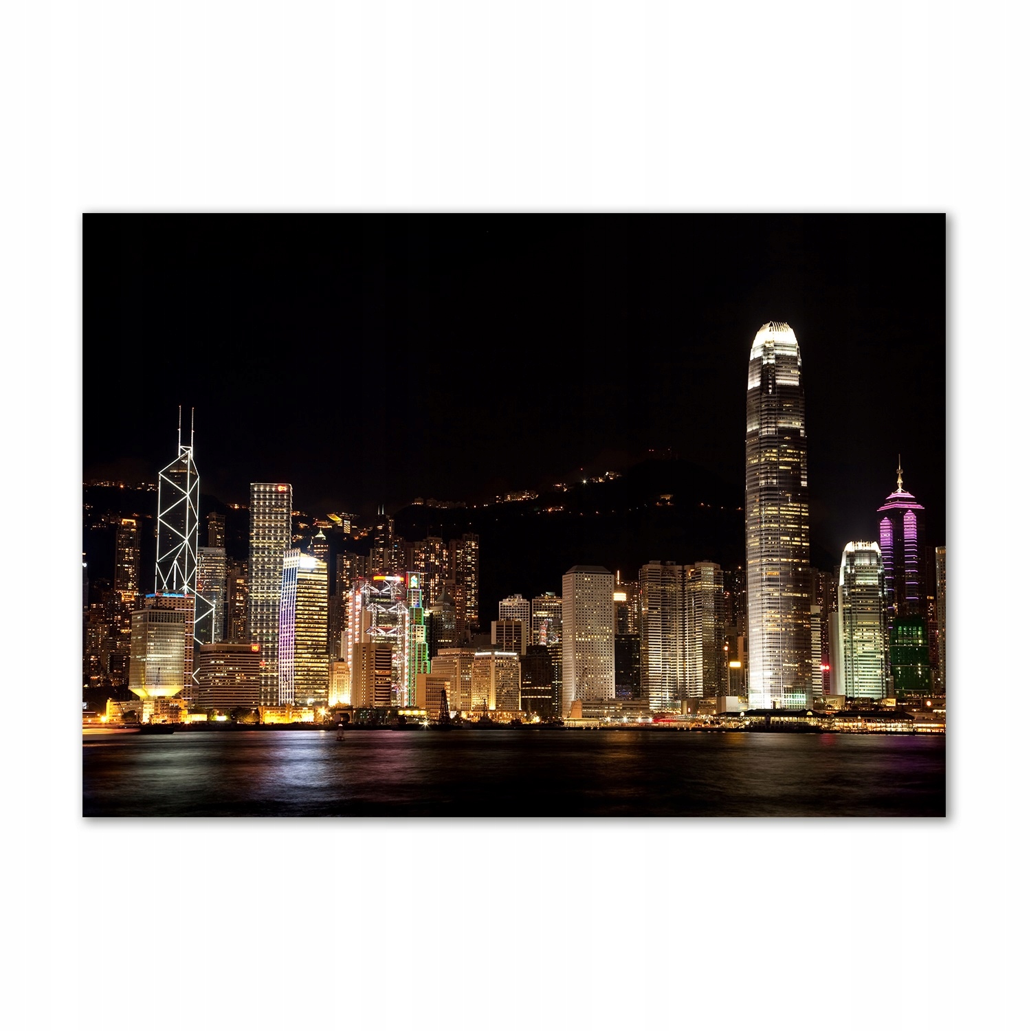 

Foto obraz szkło akrylowy Hongkong nocą 100x70 cm