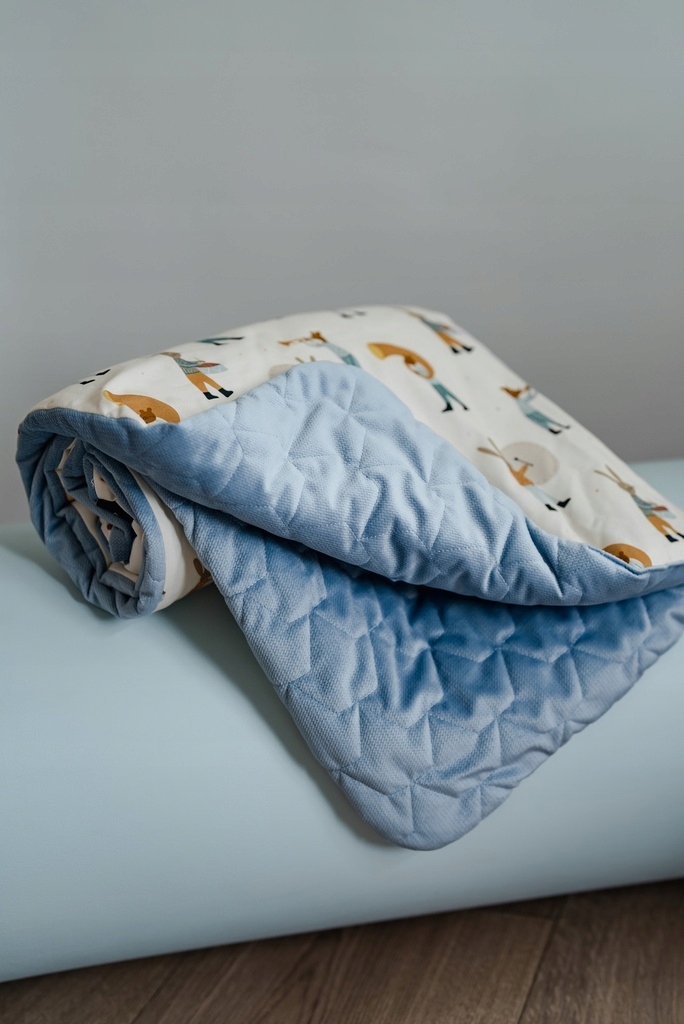 LA MILLOU CIEPŁY KOC KOCYK VELVET HEARTBEAT MUSIC BLUE L EAN (GTIN) 5905143663868