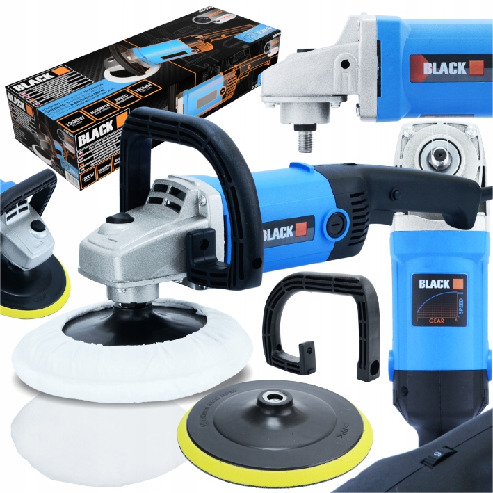 MOCNA POLERKA SAMOCHODOWA 1200W Z REGULACJA SZLIFIERKA