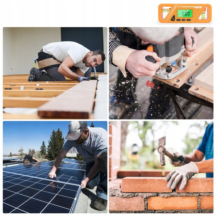 KIESZINKOWA POZIOMICA ELEKTRONICZNA CYFROWA LCD EAN (GTIN) 4005069177751