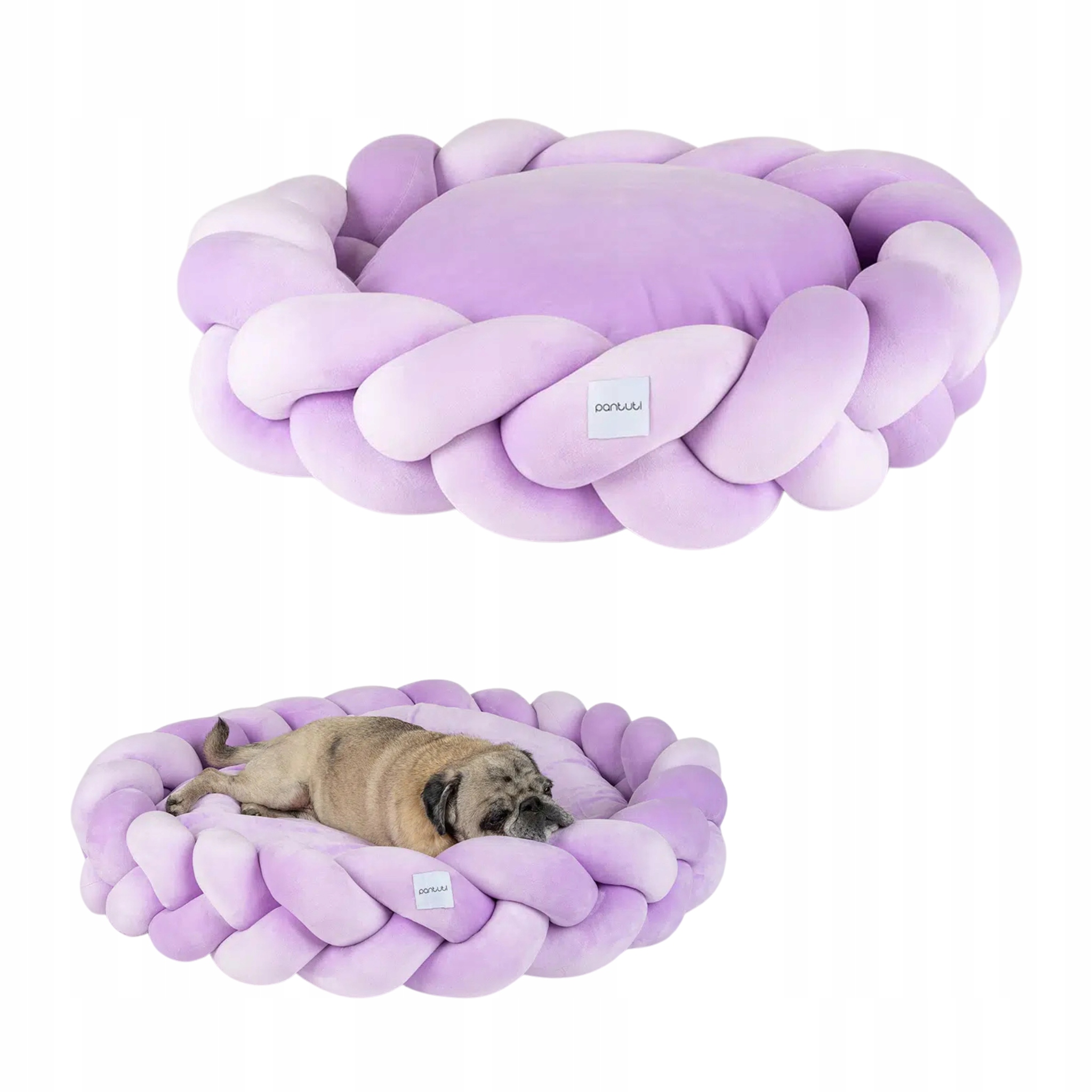 Levně Elegantní pelíšek pro psa Elżbieta barva fialová #80 M