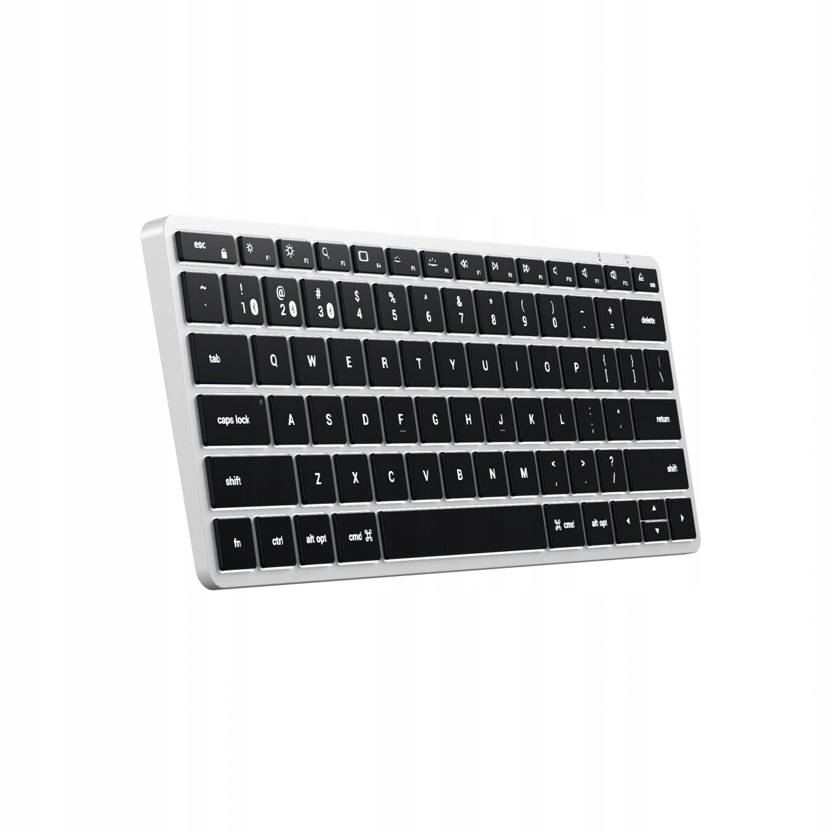 Satechi Slim X1 – Bluetooth klávesnica pre tri zariadenia Usb-c (silver)
