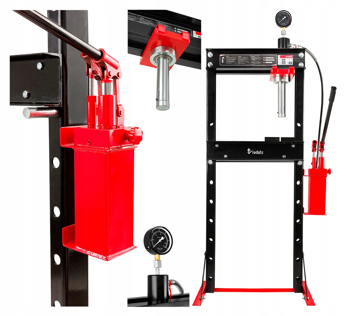 Prasa Hydrauliczna 20T Podwójna Pompa REDATS H-370