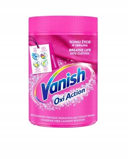 

Vanish, Oxi Action Odplamiacz do koloru, 625g