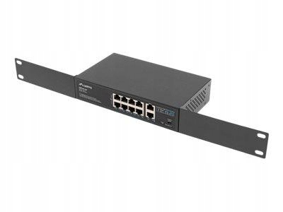 Lanberg switch PoE 19inch 10-port 100MB 8 ports PoE 30W/port max 120w