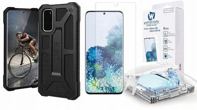 

Etui Uag Do Galaxy S20 + Szkło Uv Domeglass 9H
