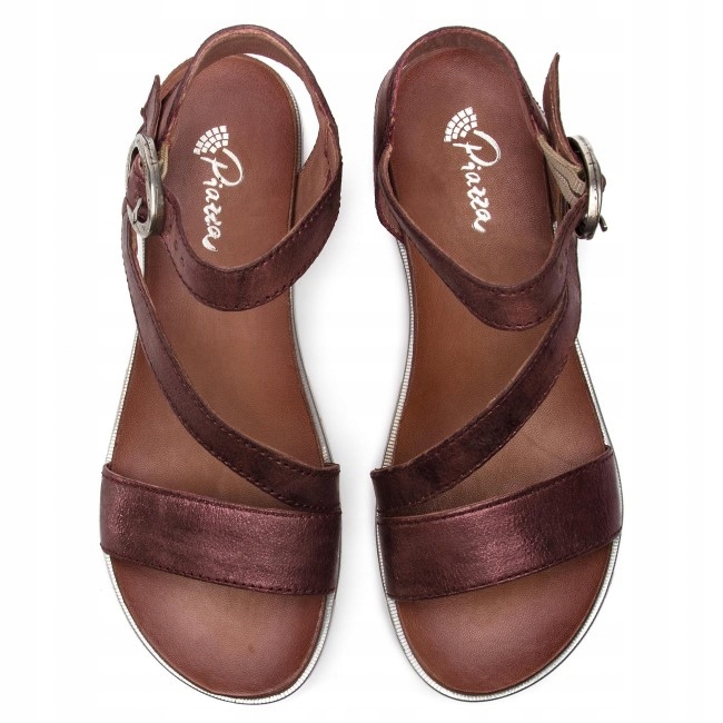 Piazza Dámské Sandály Kožené Fialové 36 3T8G11* 36 3T8