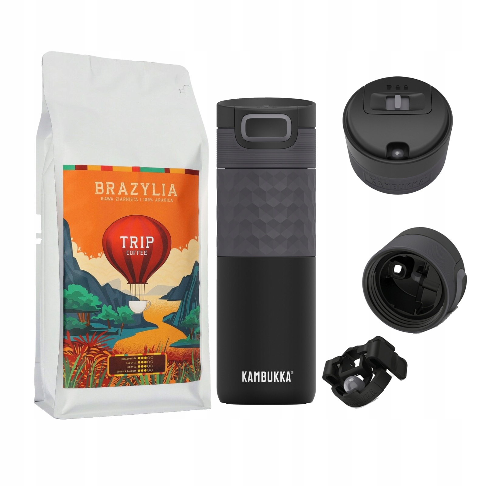 Termohrnek Kambukka EtnaGrip 500 ml Káva zrnková Trip Coffee Brazílie