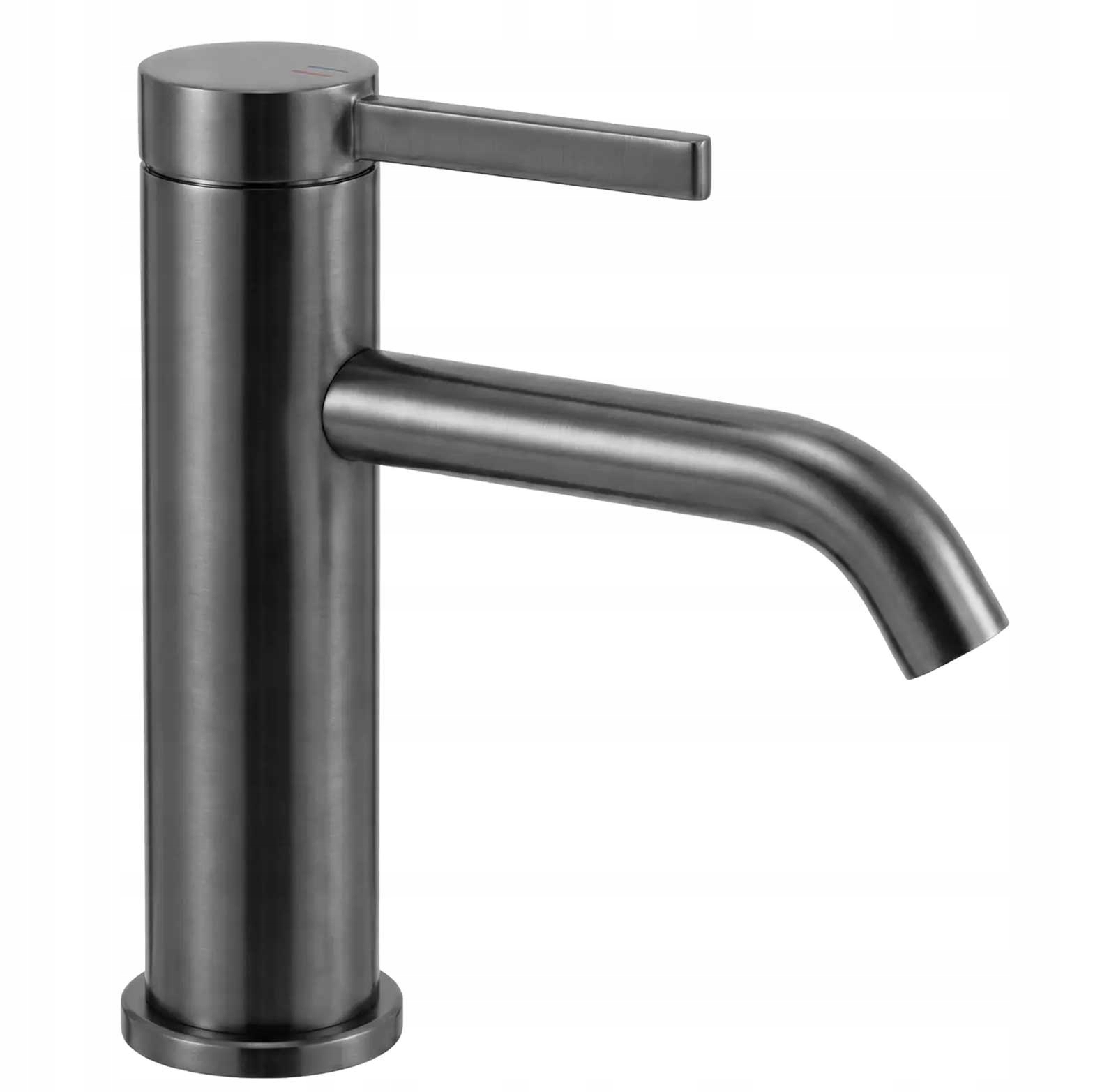 Umyvadlová baterie Nízká Šedá Rea Rivo Titan Pvd Trvalá Dosah 10 cm