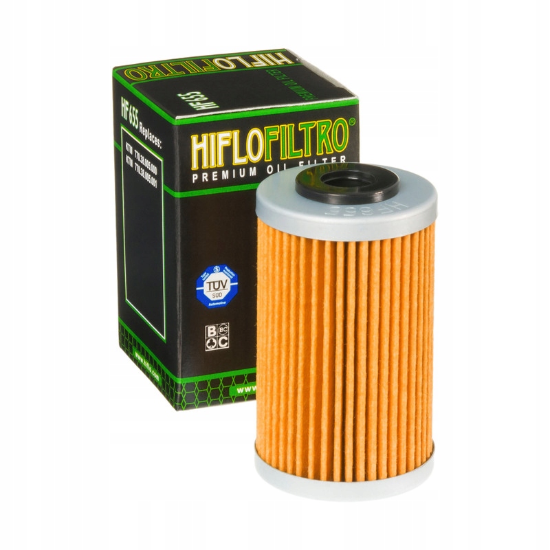 

Hiflo HF655 Filtr oleju Ktm Exc 450 Sxf 250 XC Fe