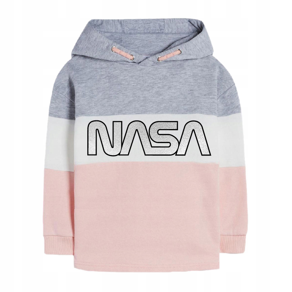 

R:134/140 Bluza Dziewczęca Z Kapturem Nasa