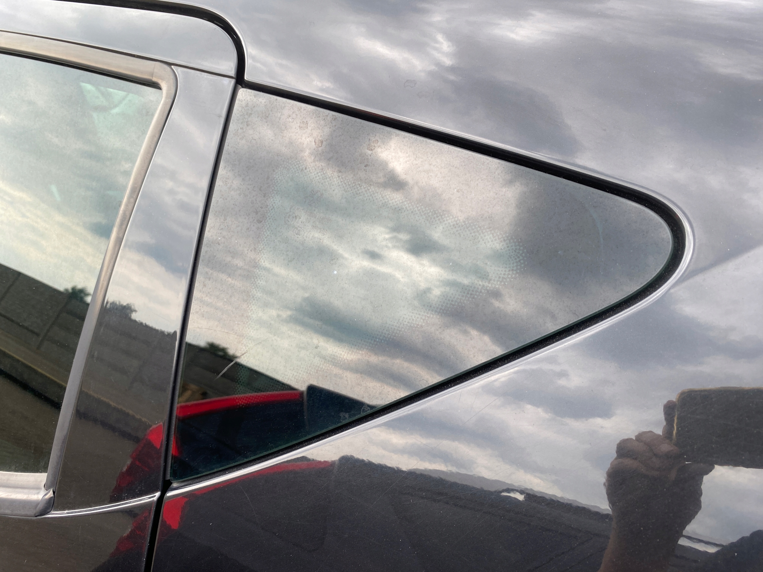 window side bodywork left przy drzwiach Peugeot 207 SW 06-13