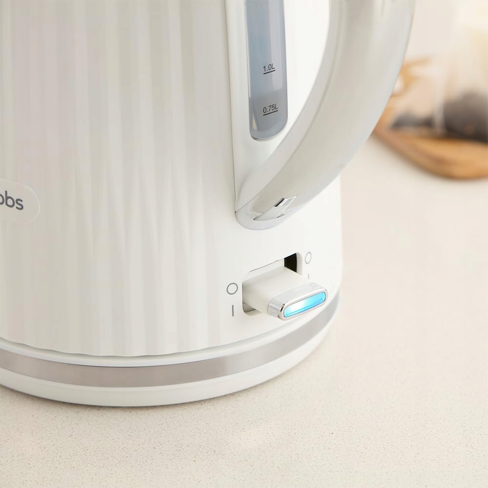 RUSSELL HOBBS Czajnik Elektryczny 1,7L 2400W Biały Stalowy Filtr Wskaźnik — miniatura 4