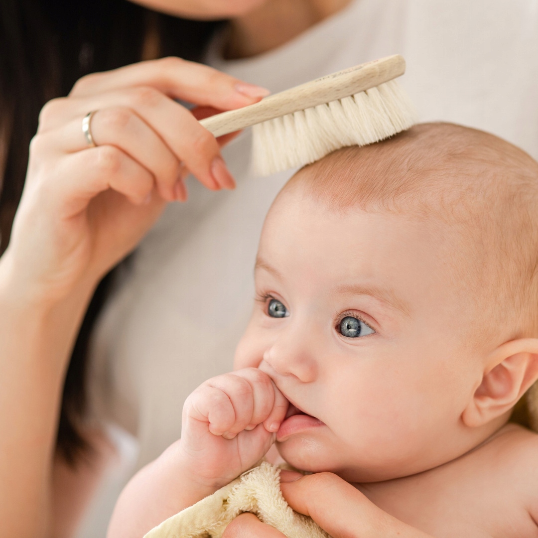 BOCIOLAND SZCZOTKA DO WŁOSÓW dla dzieci kozie włosie miękka dla niemowląt Kod producenta BOC0533