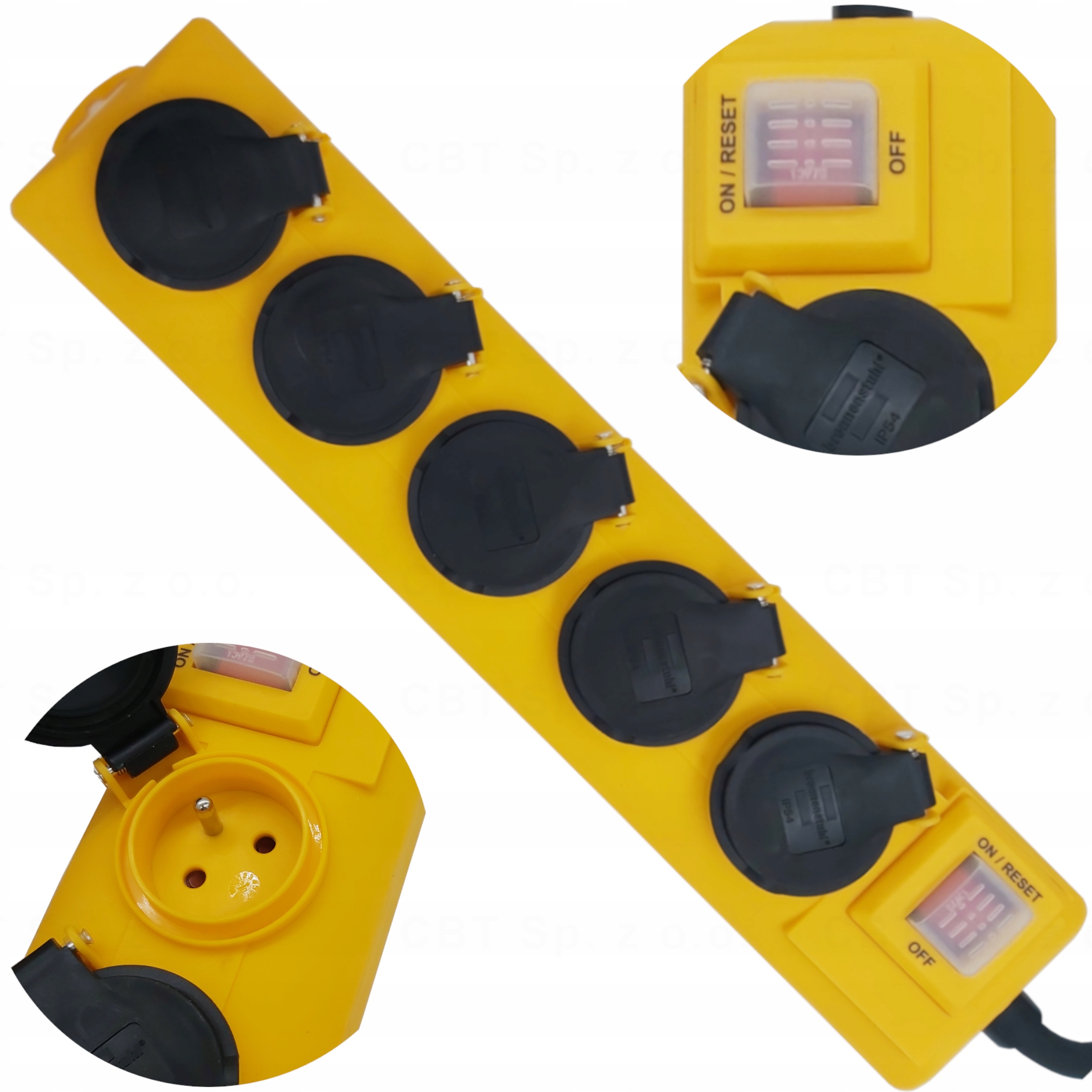 LISTWA ZASILAJĄCA PRZEDŁUŻACZ OGRODOWY ZEWNĘTRZNY