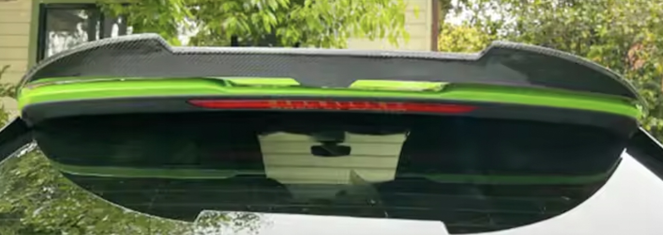AUDI RS3 S3 III S-LINE SPOILER DOKŁADKA LOTKA KLAPY TYŁ CARBON