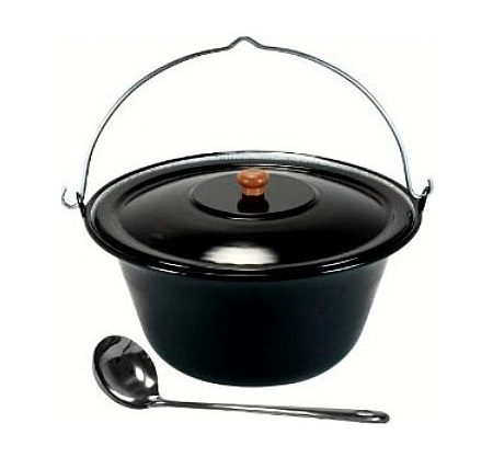 KOCIOŁEK WĘGIERSKI EMALIOWANY 13L CHOCHLA POKRYWKA Producent inna