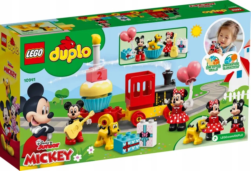Lego Duplo Narozeninový vláček s myškami Mickey a Minnie 10941