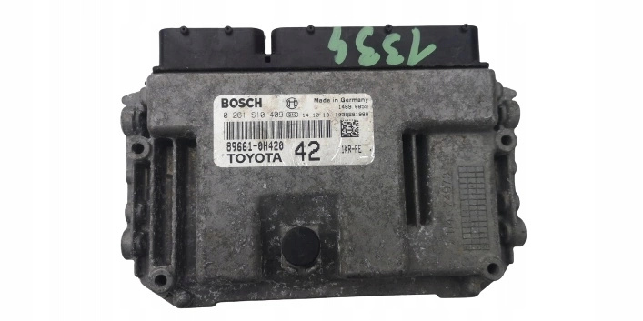 CITROEN C1 1.0B 0261S10409 89661-0H420 computer EC