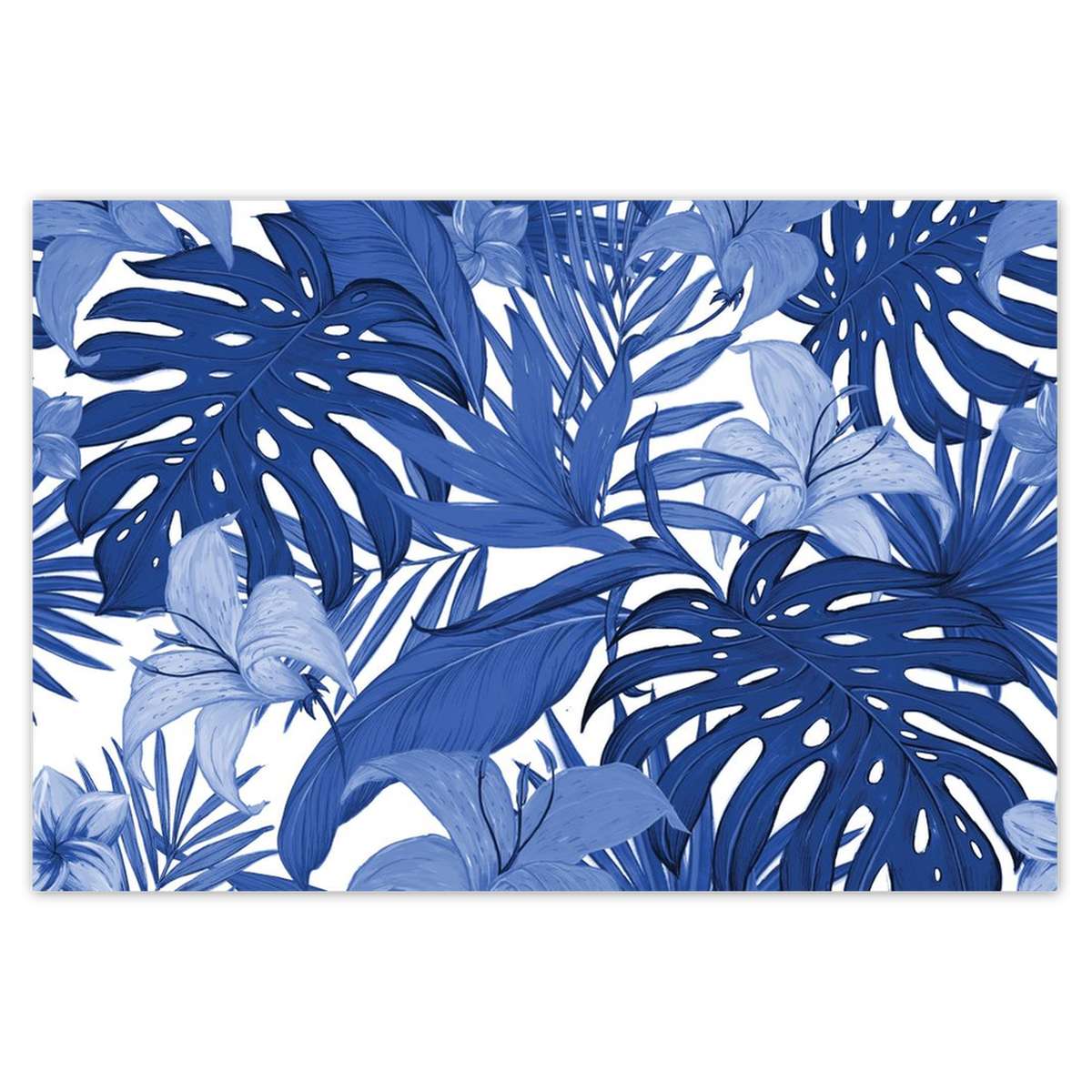 Plakáty 200x135 Classic Blue Monstera