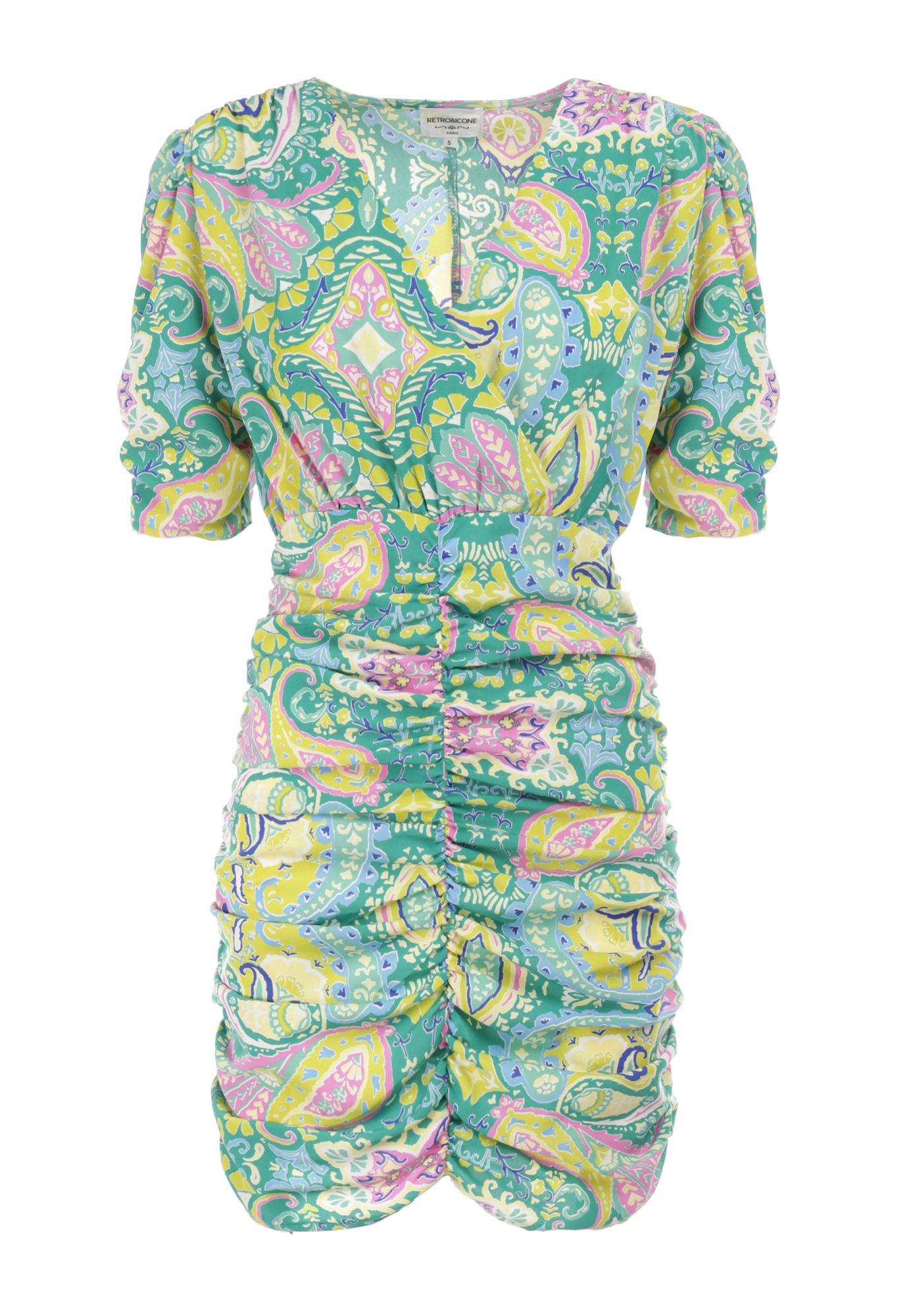 

Renee Zielona Sukienka damska L Dopasowane Krótki