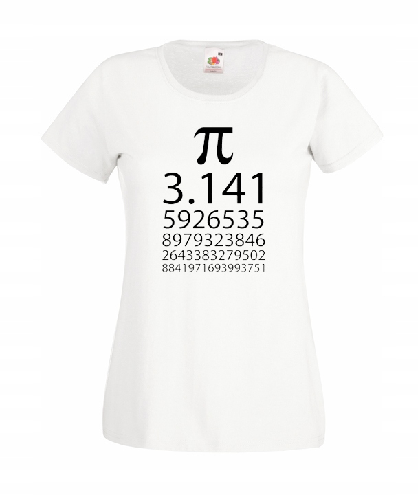 

XL Koszulka Damska Pi Liczba Matematyka Wzór