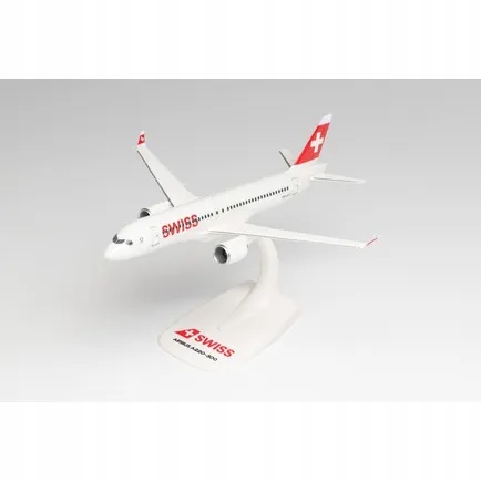 Model Airbus A220 Swiss Herpa