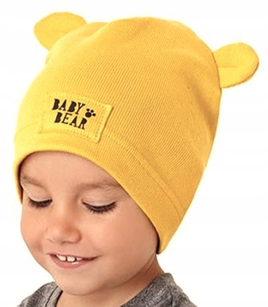 

Czapka Wiosenna Chłopięca -miś- r.48-50 2-4 L