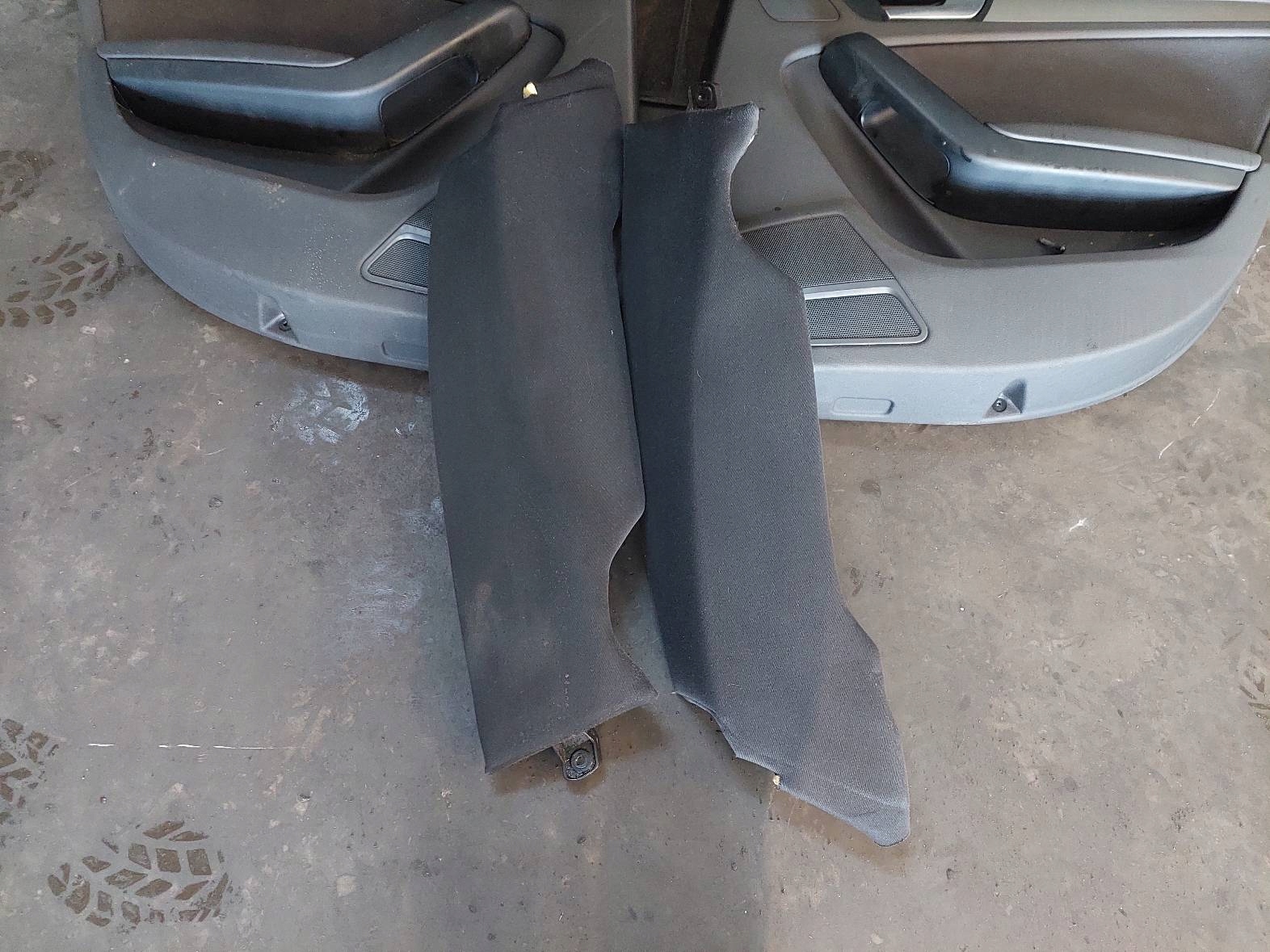 seats KOMPLET left right seat rear part + side AUDI A4 B8 sedan