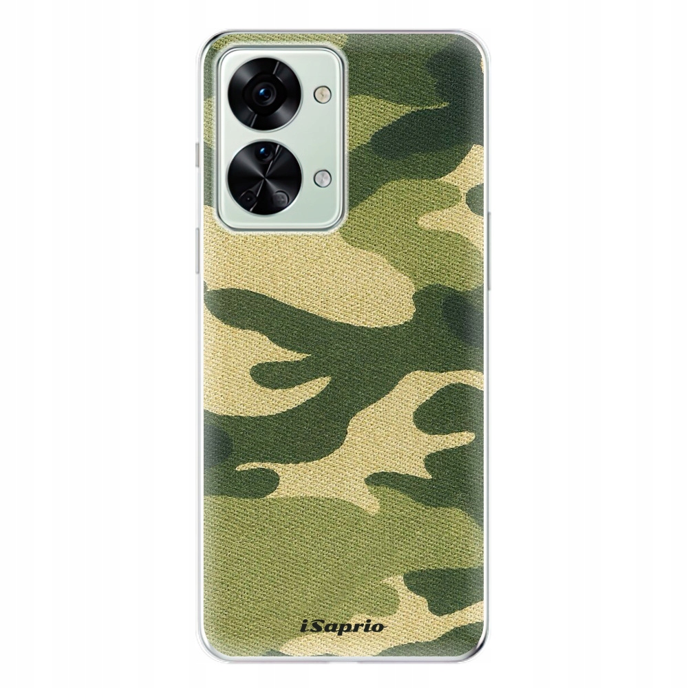 Silikonowe etui iSaprio Green Camuflage 01 do OnePlus Nord 2T 5G