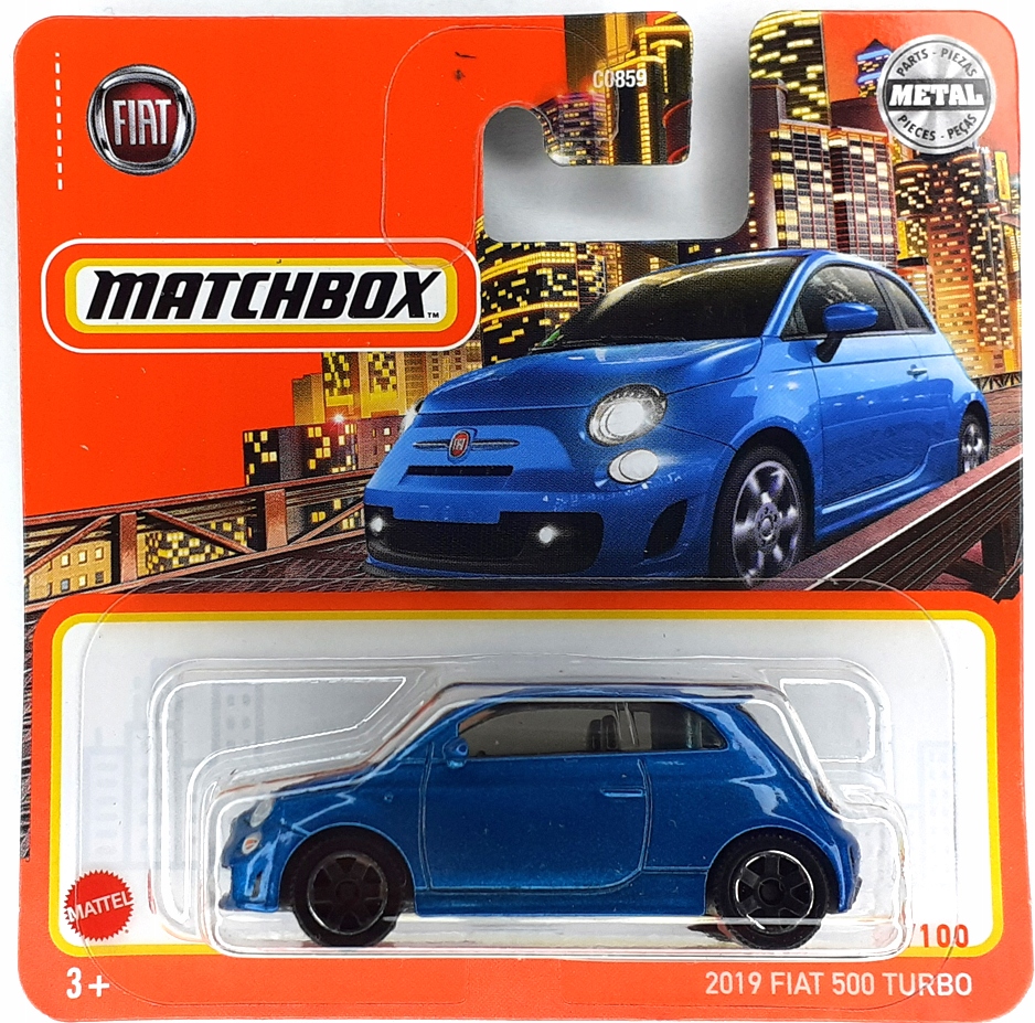 

Matchbox 2019 Fiat 500 Turbo Nowy