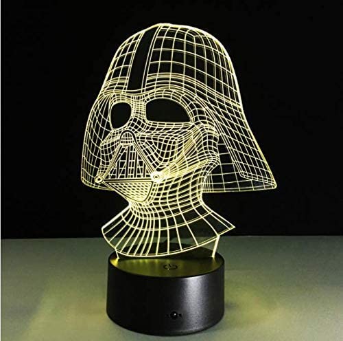 Lampka Nocna Darth Vader Star Wars 16 LED PLEXIDO Zasilanie bateryjne sieciowe