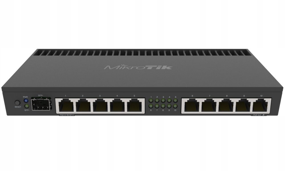 MikroTik RouterBOARD RB4011iGS Rm, 4x 1,4 GHz, 10x Gigabit Lan, Sfp +, L5